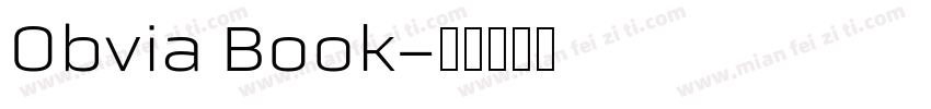 Obvia Book字体转换